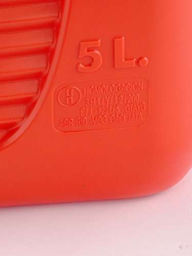 Bidón tayg resistente de 5L en color naranja, homologado