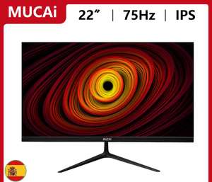 Monitor MUCAI N221E de 22 pulgadas IPS FHD 1080P 75Hz