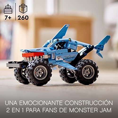 LEGO 42134 Technic Monster Jam Megalodon, Set de Construcción 2en1