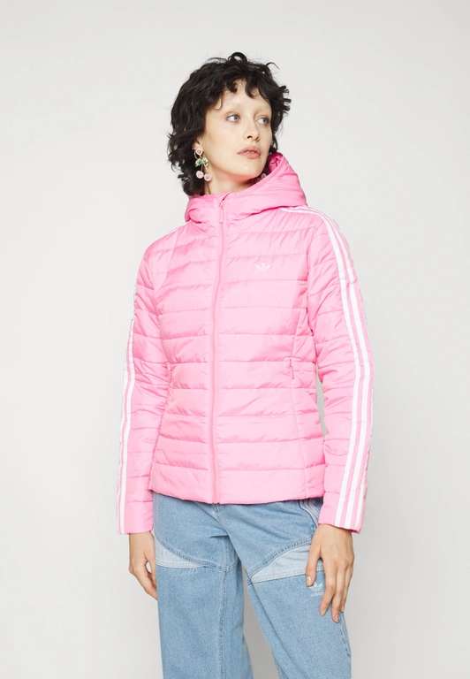 Adidas Originals SLIM PADDED JACKET - Chaqueta de entretiempo - rosa o marrón