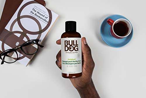 Bulldog Skincare - Champú y Acondicionador 2 en 1 para Barba, 200 ml (compra recurrente)