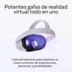 Gafas de realidad virtual Meta Quest 2, 128 GB + 2 Juegos