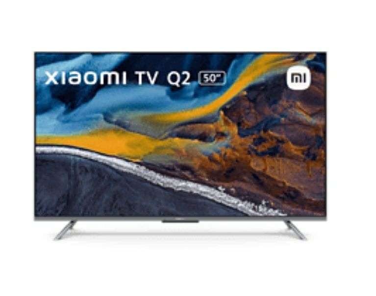 TV QLED 50" - Xiaomi TV Q2, QLED 4K Ultra HD, Dolby Vision IQ, HDR10, Dolby Atmos, Smart TV, DVB-T2 (H.265), Plateado