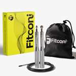 Comba Crossfit Profesional FITCONI | Cuerda para Saltar Velocidad Ajustable con Cable 2,5 mm + PVC y Rodamientos Rapidos
