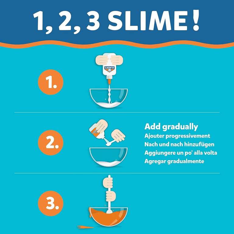 Elmer's - Pegamento transparente, lavable y apto para niños, bote de 946 ml, óptimo para hacer slime