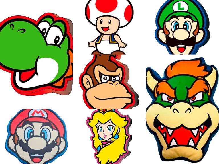 Cojín Nintendo Super Mario 3D (varios modelos)