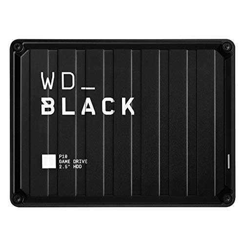 WD_BLACK P10 4TB Game Drive for On-The-Go Access To Your Game Library - Works with Console or PC