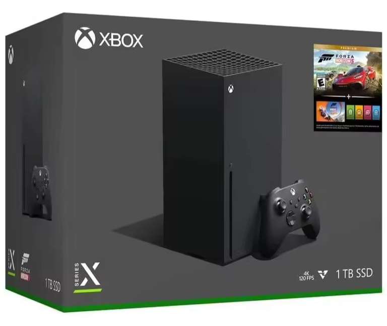 Consola Microsoft Xbox Series X 1TB + Forza Horizon 5 Premium Edition [PRECIO PRIMERA COMPRA 463,95€]