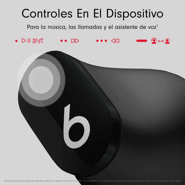 Beats Studio Buds – Auriculares intraurales con cancelación del Ruido – Resistentes al Sudor, compatibles con Apple y Android