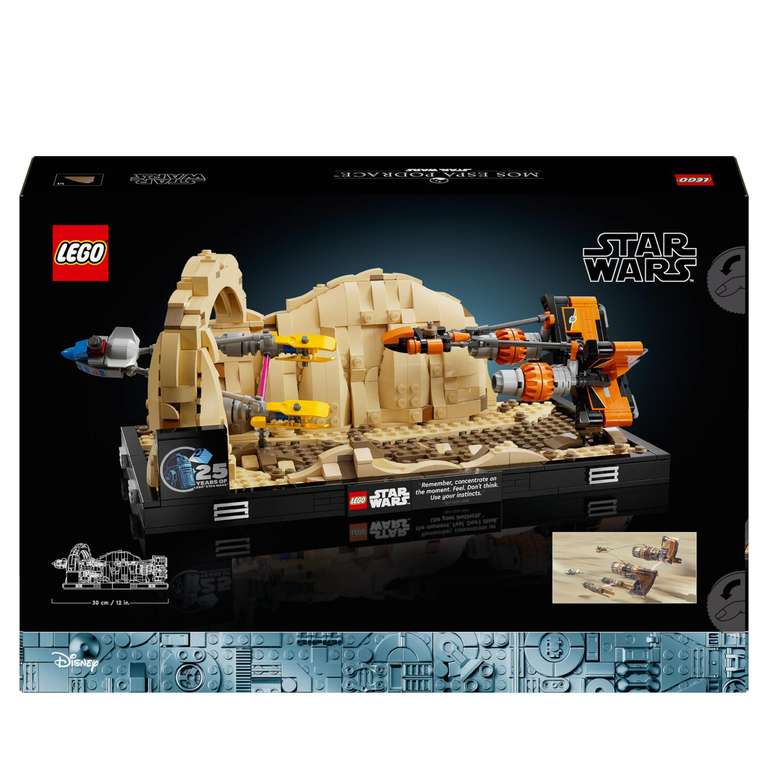 LEGO 75380 Star Wars: La Amenaza Fantasma Diorama: Carrera de Vainas de Mos ESPA