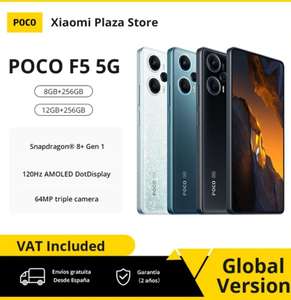 POCO F5 5G Global Version Snapdragon 7+ Gen 2 12Gb-256Gb, versión global