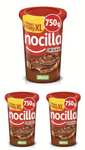 3x Nocilla Original - Crema al cacao con avellanas sin aceite de palma, tarrina 750 g. 3'50€/ud