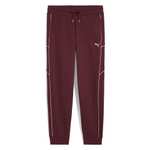 PUMA Sport Comfort Sweatpants FL Cl - Pantalones de Punto Mujer, granate