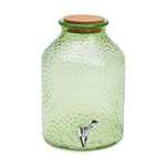 Fuente de vidrio martillado 8,5L Verde