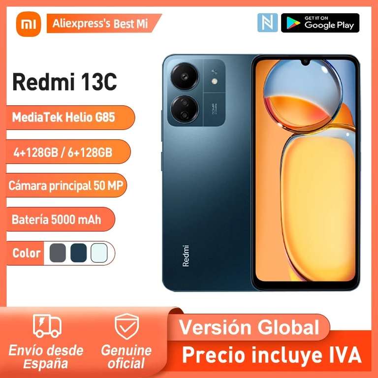 Xiaomi Redmi 13C Versión Global