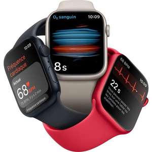 Apple Watch Series 8 GPS 41mm Caja de Aluminio con Correa Deportiva - RED