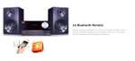 Microcadena de música LG CM2460 100W USB/BLUETOOTH