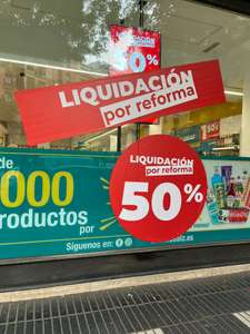 Liquidación por reforma en varias tiendas Dealz de Madrid (50%)