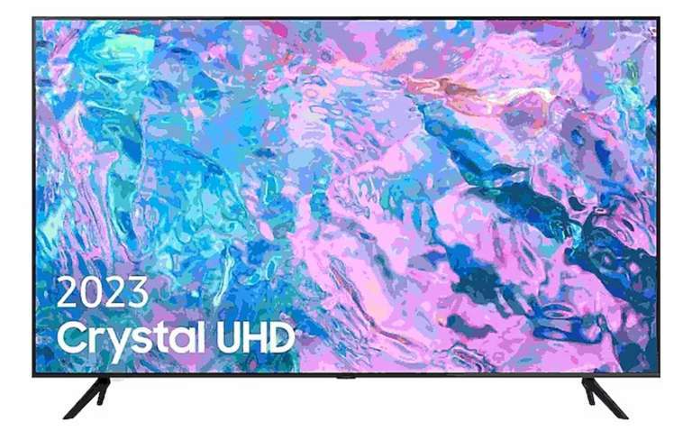 Tv Samsung 55" CU7105 Crystal UHD Smart TV 2023.