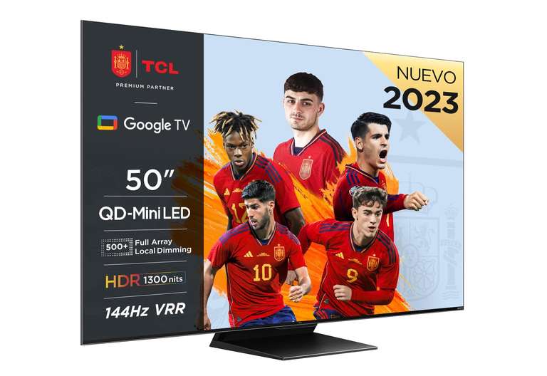 TCL 50QM8B TV MiniLED 50”, QLED, 144Hz, 4K HDR Premium 1250nits