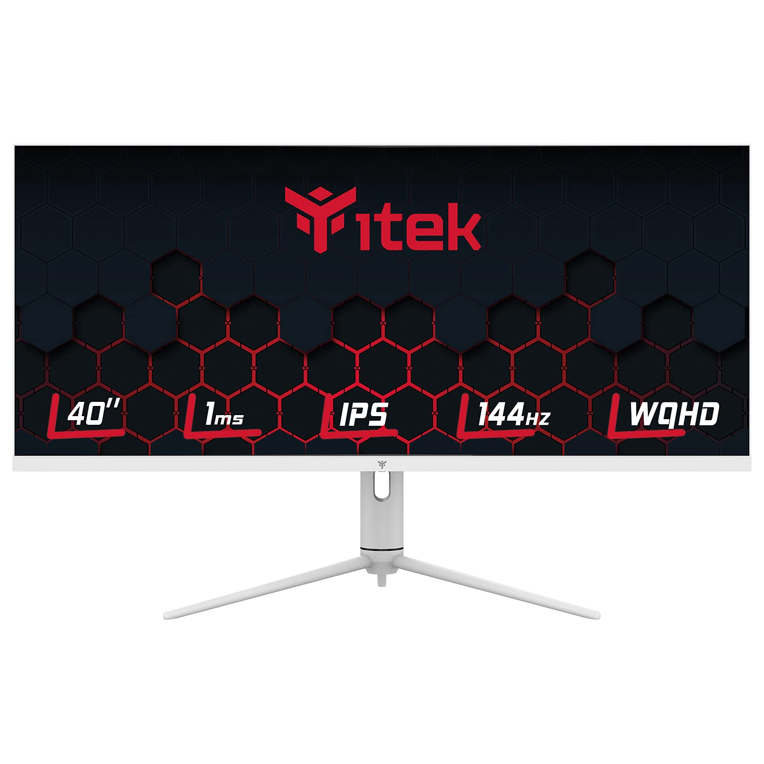 Monitor Gaming Itek GGF 40" UWQHD (Plano IPS 21:9, 144Hz, 1ms, HDR600, Type-C, HUB USB, FreeSync/G-Sync, altura regulable, en Amazon)
