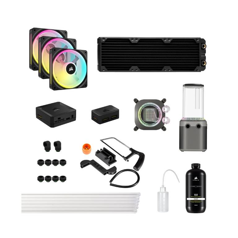CORSAIR Hydro X Series iCUE Link XH405i Kit de Refrigeración Personalizada