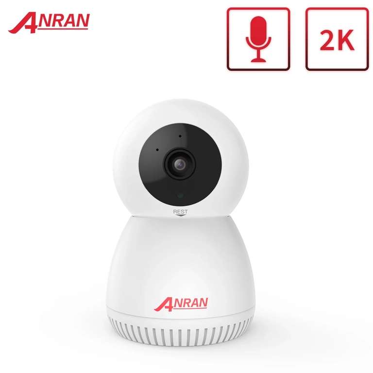 ANRAN-cámara IP inalámbrica Wifi de 3MP, dispositivo de vigilancia de protección de seguridad, Monitor de bebé, Audio bidireccional