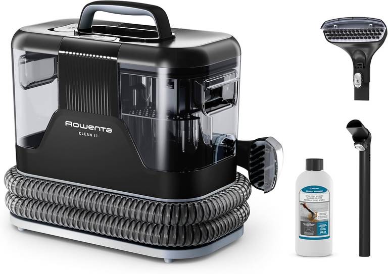 Aspiradora de tapicerías Rowenta Clean It, 400 W, 3 Acc, Hasta 12,5 kPa