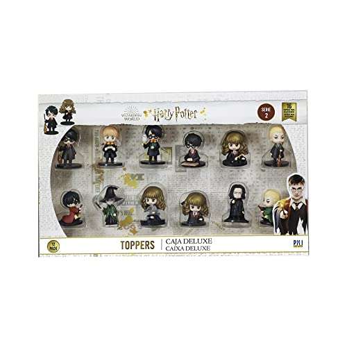 Bizak - Harry Potter, Set 12 Figuras Toppers Deluxe - 5cm