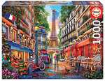 Educa - Paris, Dominic Davison. Puzzle de 1000 Piezas. Medida aproximada una Vez montado: 68 x 48 cm. Incluye Cola Fix Puzzle