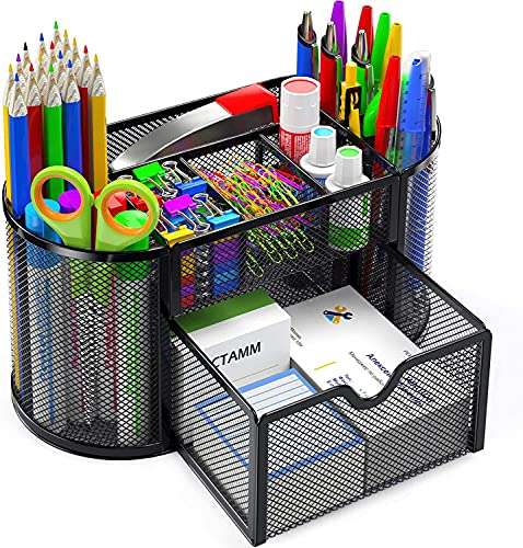 Organizador de escritorio con 8 compartimentos