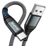 Cable USB C 1M, Cable USB C Carga Rapida 3A Nylon Trenzado