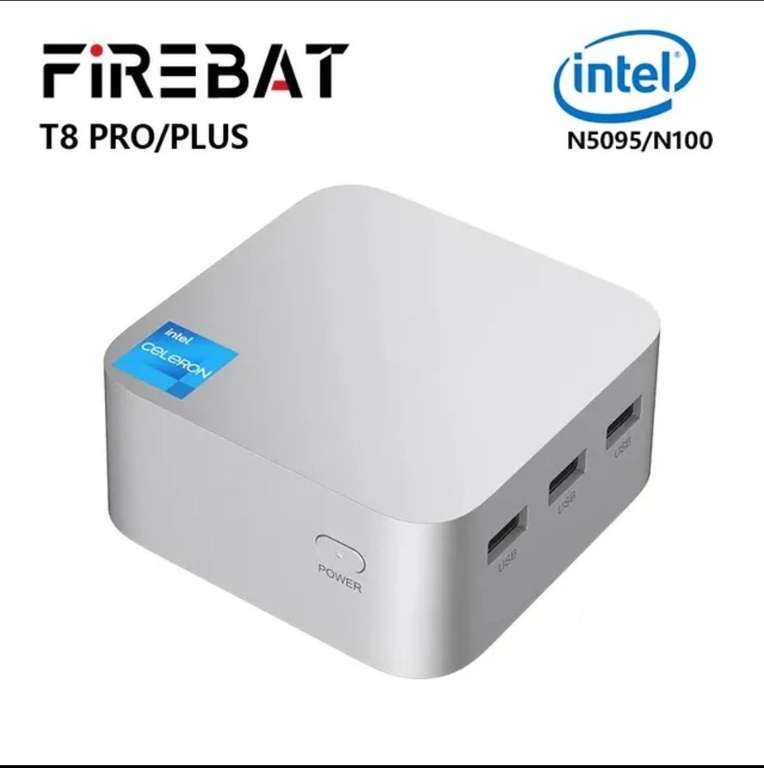 FIREBAT T8 Pro Plus Mini PC Intel 11th Gen Jasper Lake Celeron N5095