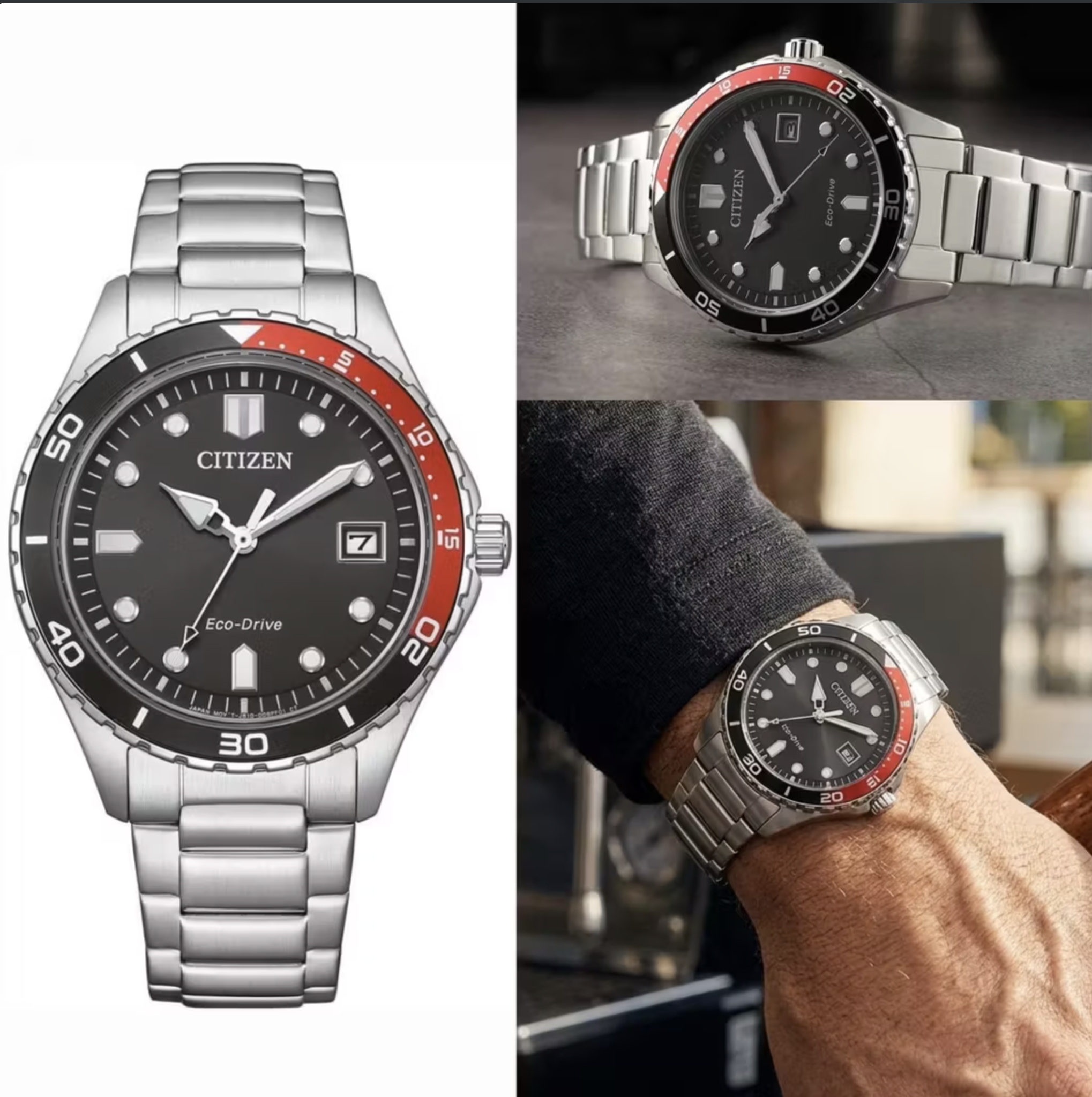 Reloj CITIZEN AW1820-81E | ECO-DRIVE | Caja 37mm | 10ATM/100m
