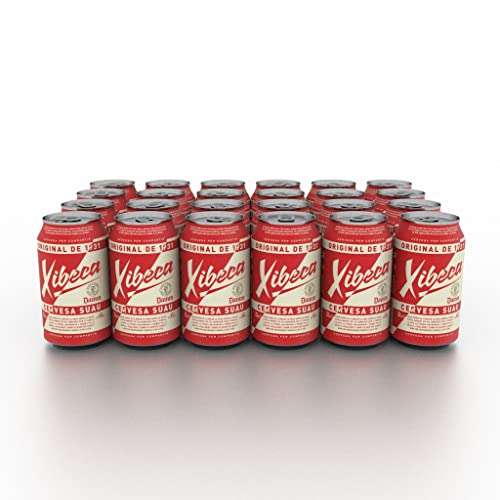 Xibeca Cerveza - Aperitivo, Pack de 24 Latas 33cl