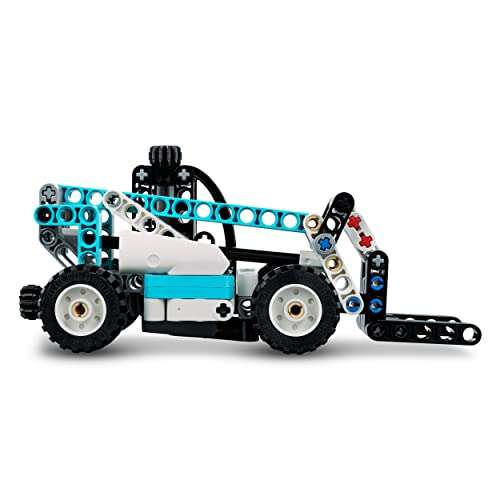 LEGO 42133 Technic Manipulador Telescópico, Vehículos de Construcción, Juguete para Niños y Niñas de 7 Años o Más, Camión Grúa y Carretilla,