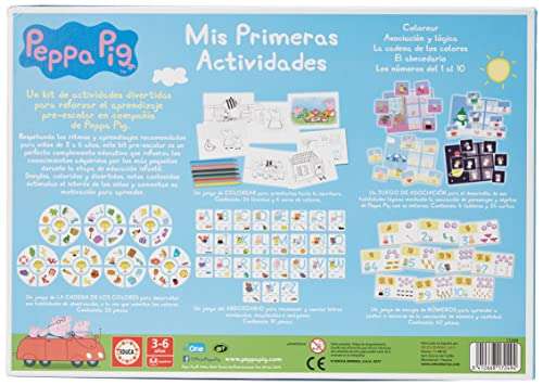 Educa - Mis Primeras Actividades Peppa Pig, Donde aprenderán a Colorear, el abecedario, el Calendario, los números y los Colores