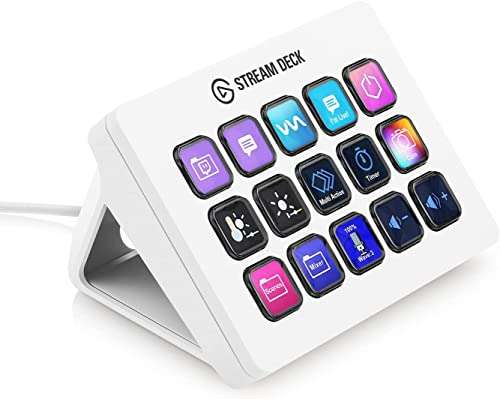 Elgato Stream Deck MK.2 – Controlador de estudio USB, 15 teclas macro