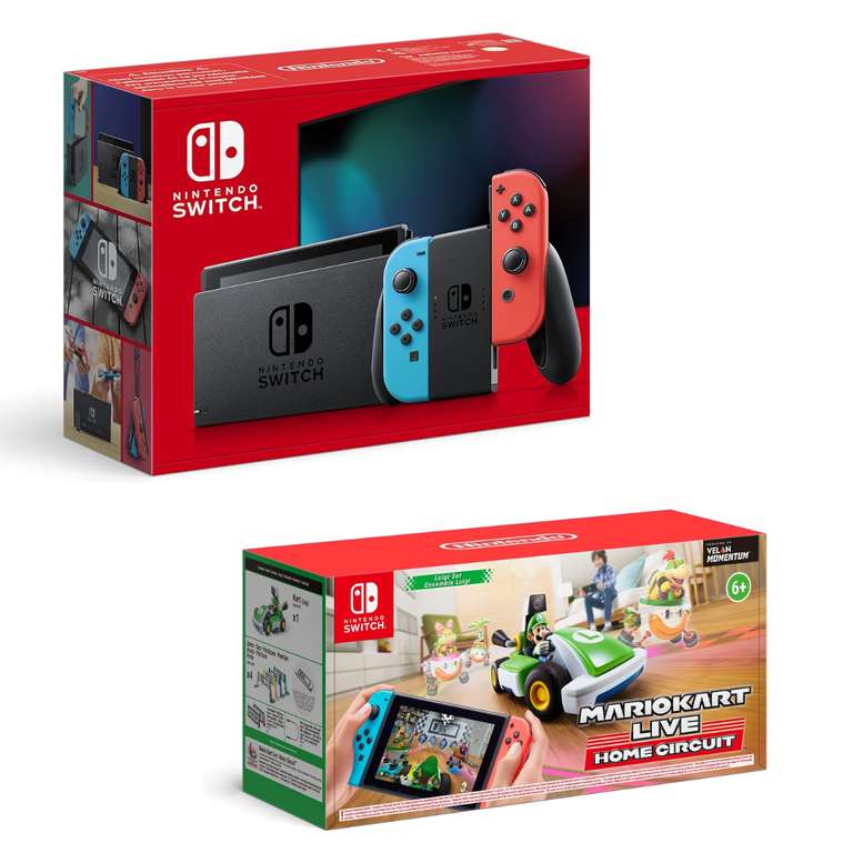 Consola Nintendo Switch Azul Neon/Rojo Neon + Mario Kart Live