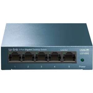TP-Link LS105G Switch 5 Puertos Gigabit 10/100/1000 Mbps Metálico