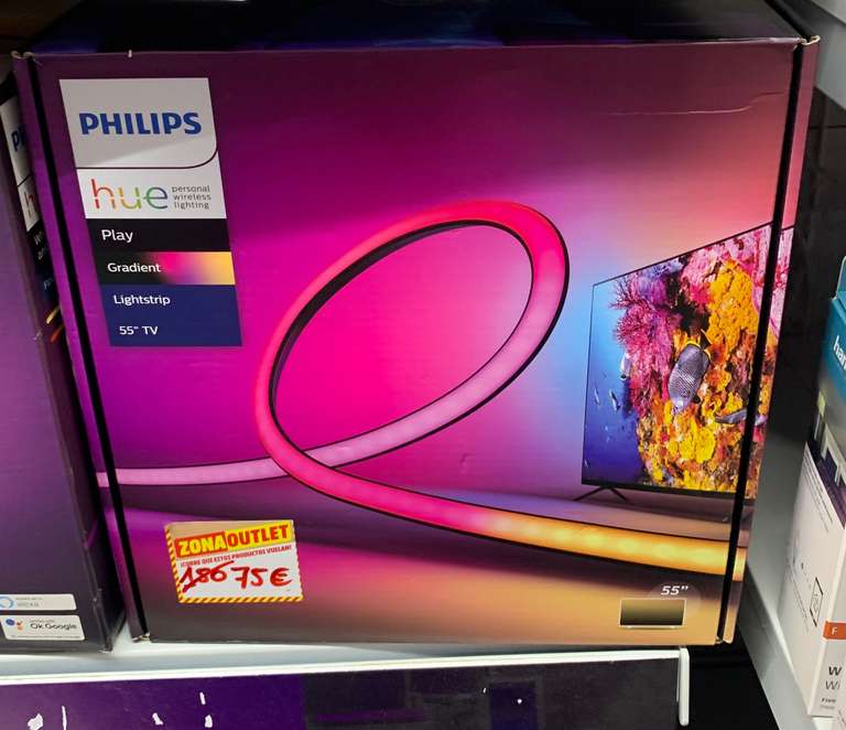 Tira led Philips TV 55” (MediaMarkt Lagoh)