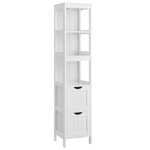 Armario de Baño VASAGLE 2 Cajones + 3 Compartimentos 30x30x141,5cm