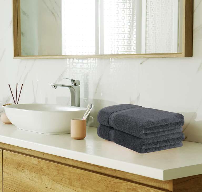 Utopia Towels - Juego de Toallas Premium de 8 Piezas, 2 Toallas de baño, 2 Toallas de Mano y 4 toallitas