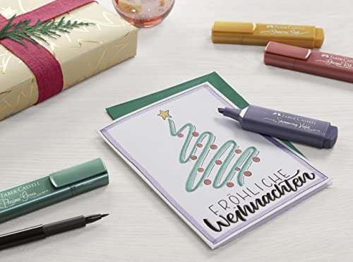 Faber-Castell. Pack 8 textliner 46 metálicos