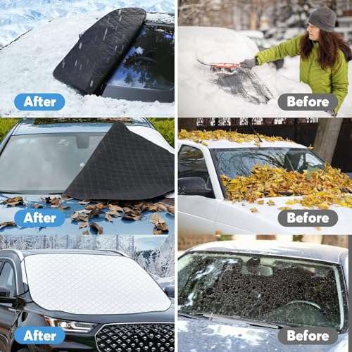 Comprar Cubierta de nieve para parabrisas de coche con imanes