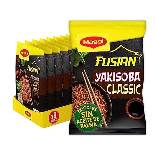 Pack de 8 Maggi Fusian Yakisoba Classic - 120g