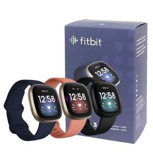 Smartwatch FITBIT Versa 3, frecuencia cardiaca, GPS.