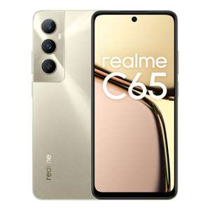 Realme C65 - 8G/256GB, Pantalla de 6,67” 90Hz, Helio G85, 5000 mAh, Negro/Oro (versión 6G+128GB 149,99€)