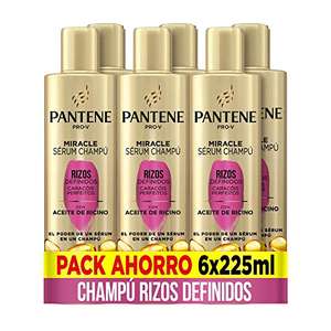 Champú Pantene Pro-V Miracle Serum Rizos Definidos con aceite de ricino