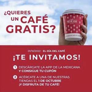 Café gratis La Mexicana el 1 de octubre en Madrid